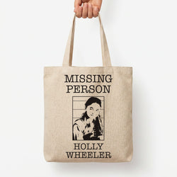 Missing Person Holly Tote Bag — Natural / Large