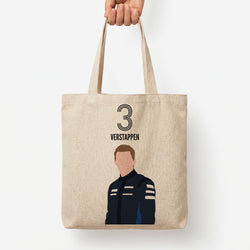 Verstappen 2026 Tote Bag — Natural / Large