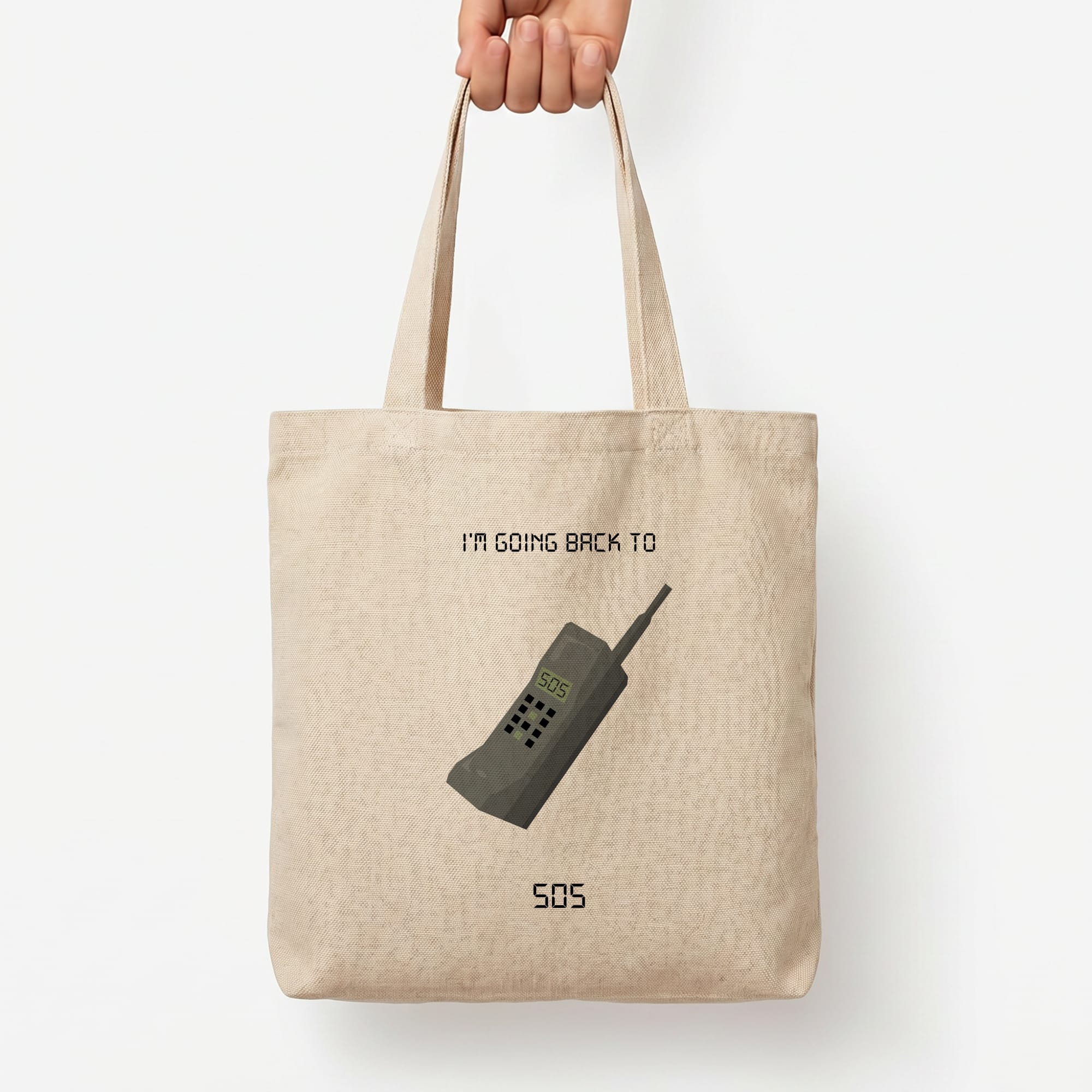 I'm going back to 505 Tote Bag — Natural / Large