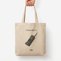 I'm going back to 505 Tote Bag — Natural / Large