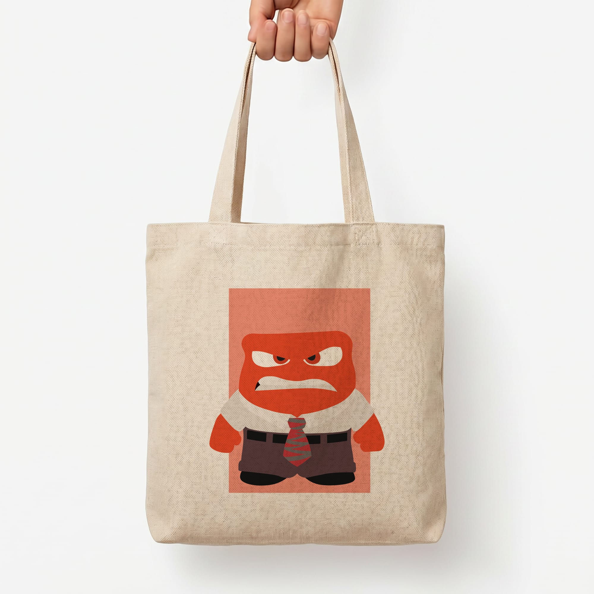 Anger - Inside Out Tote Bag — Natural / Large