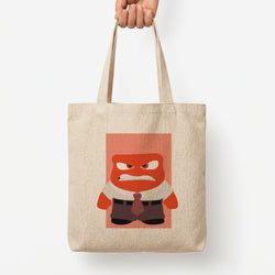 Anger - Inside Out Tote Bag — Natural / Large