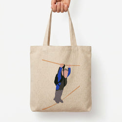 Warwick - British Pop Culture Tote Bag — Natural / Large