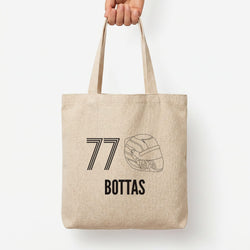 Bottas Helmet 2026 Tote Bag — Natural / Large