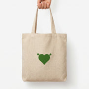 Green Ogre Heart Tote Bag 3