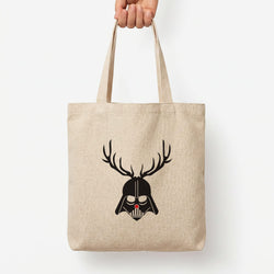 Christmas Darth Vader Tote Bag — Natural / Large