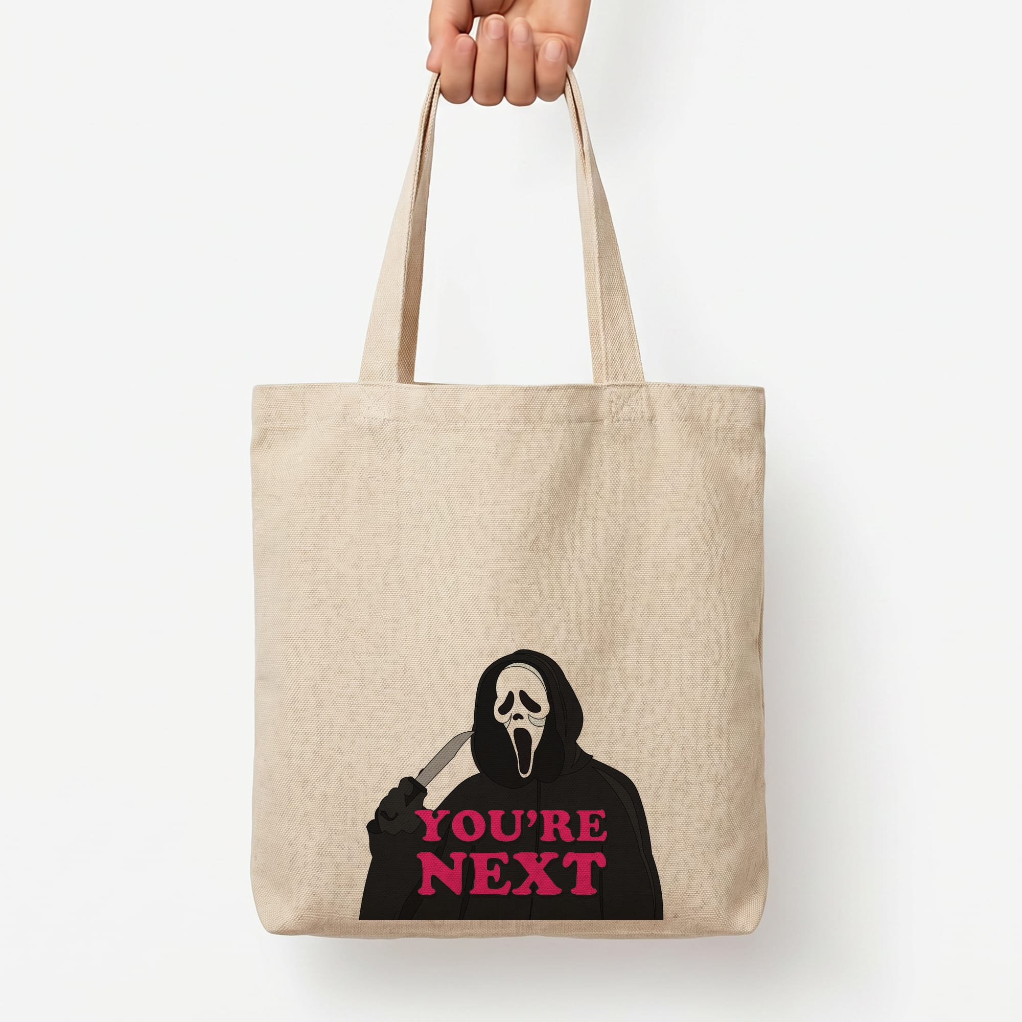 You're Next Tote Bag — Natural / Large