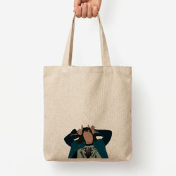 Eddie Munson Tote Bag — Natural / Large