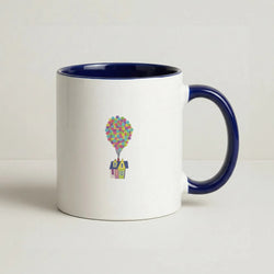 House Up Coffee Navy Blue Mug