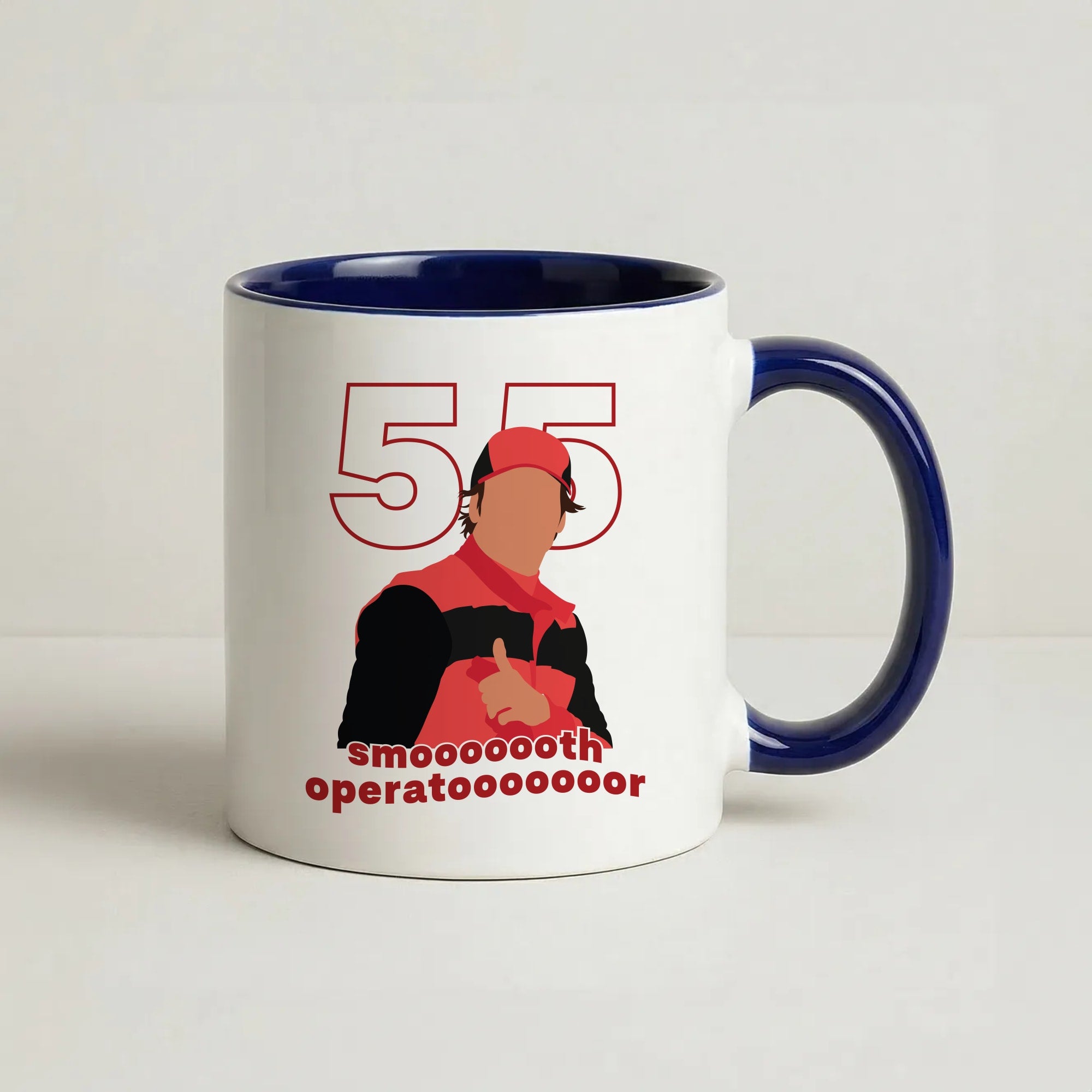 Smooth Operator Coffee Navy Blue Mug