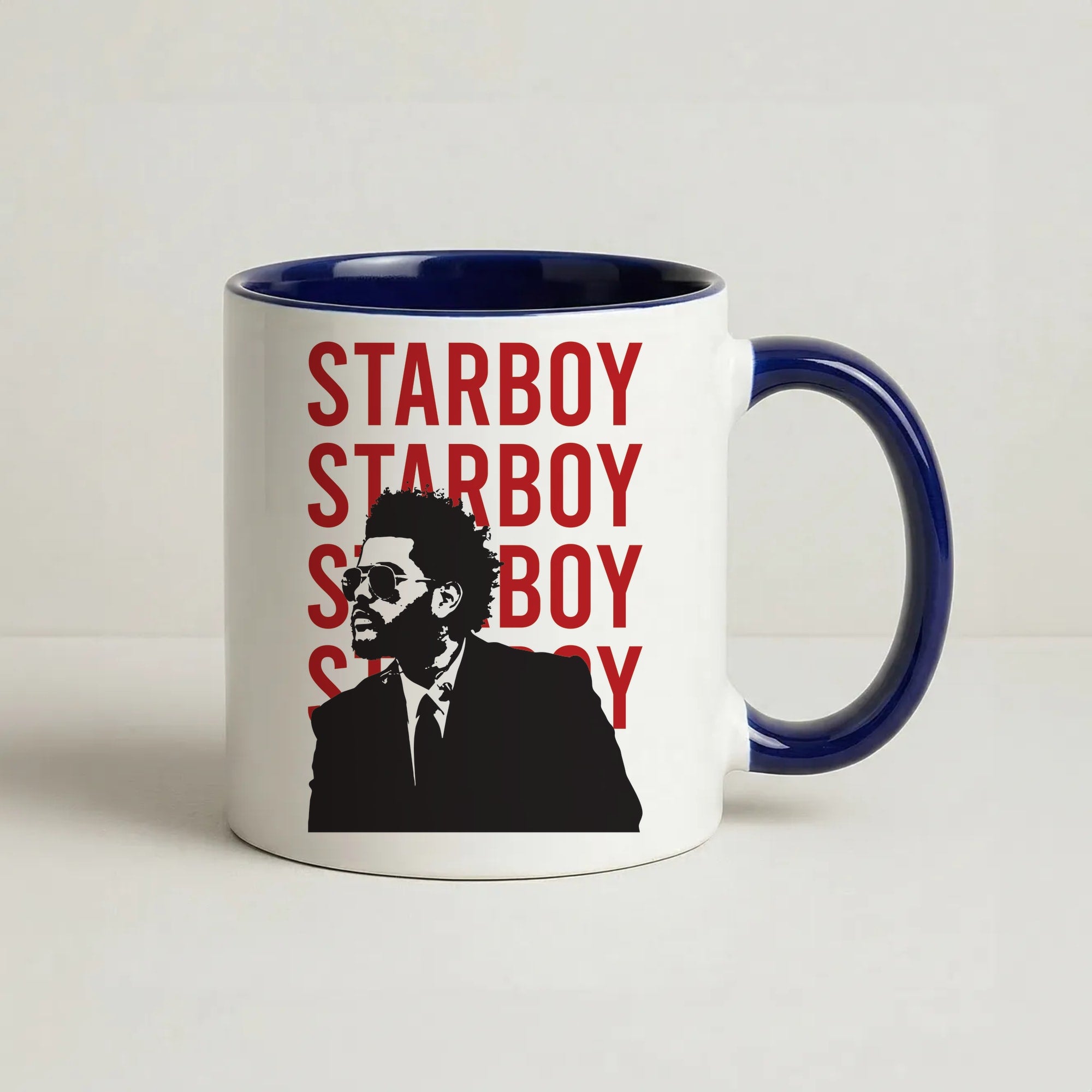 Starboy Singer Coffee Navy Blue Mug