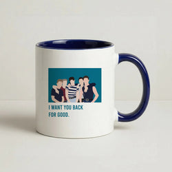 I Want You Back Coffee Navy Blue Mug