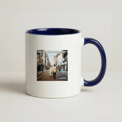 What's The Story Coffee Navy Blue Mug