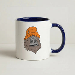 Sassy Coffee Navy Blue Mug