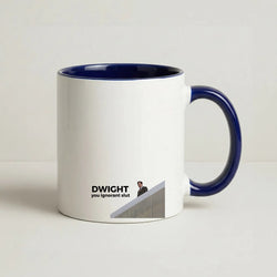 Dwight, You Ignorant Slut Coffee Navy Blue Mug