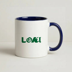 Logo Coffee Navy Blue Mug