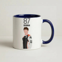 Bearman 2026 Coffee Navy Blue Mug
