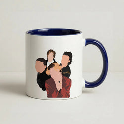 Group Photo Coffee Navy Blue Mug
