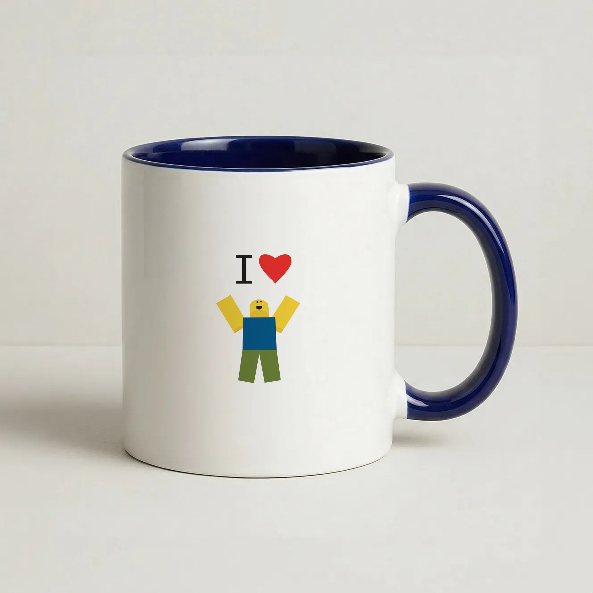 I love Blox Gaming Coffee Navy Blue Mug
