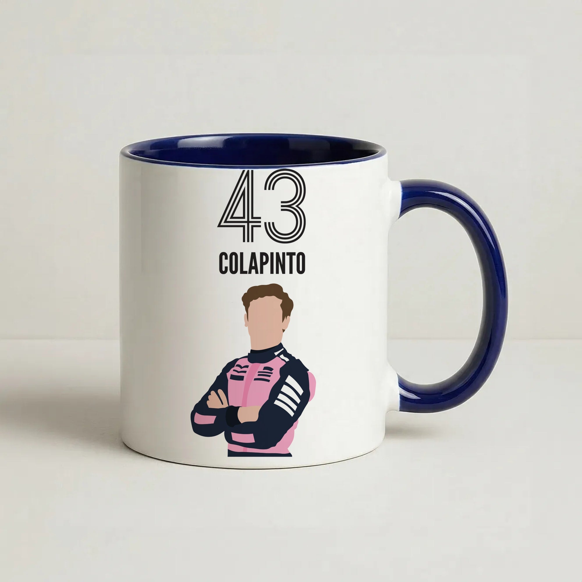 Colapinto 2026 Coffee Navy Blue Mug