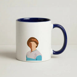 Faceless Will - Stranger Things Coffee Navy Blue Mug