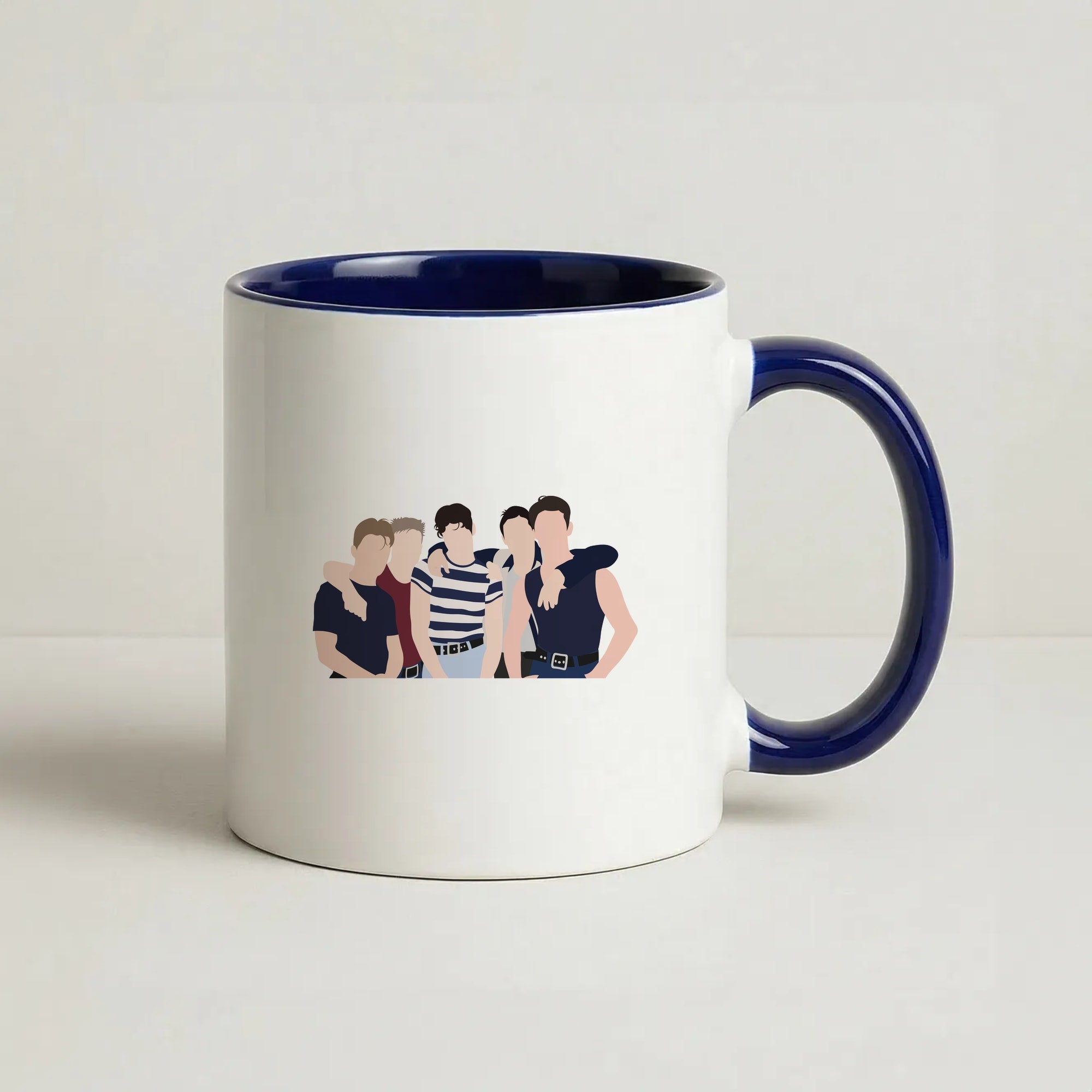 Take Band Members Coffee Navy Blue Mug