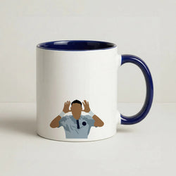 Neymar - Football Coffee Navy Blue Mug