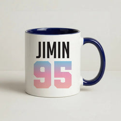 Jimin 95 Coffee Navy Blue Mug