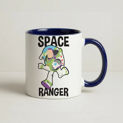 Space Ranger  Coffee Navy Blue Mug