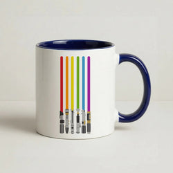 Lightsabers Coffee Navy Blue Mug