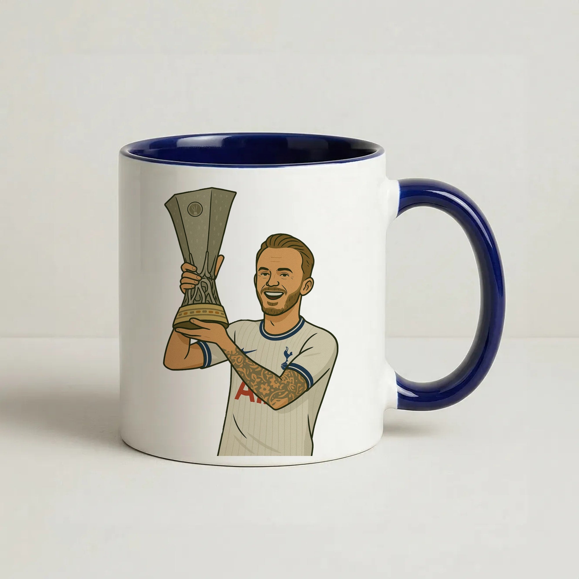Maddison's Trophy Lift Coffee Navy Blue Mug