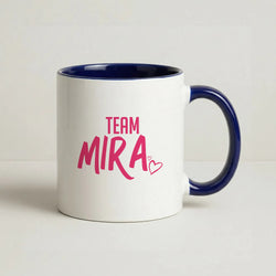Team Mira Coffee Navy Blue Mug