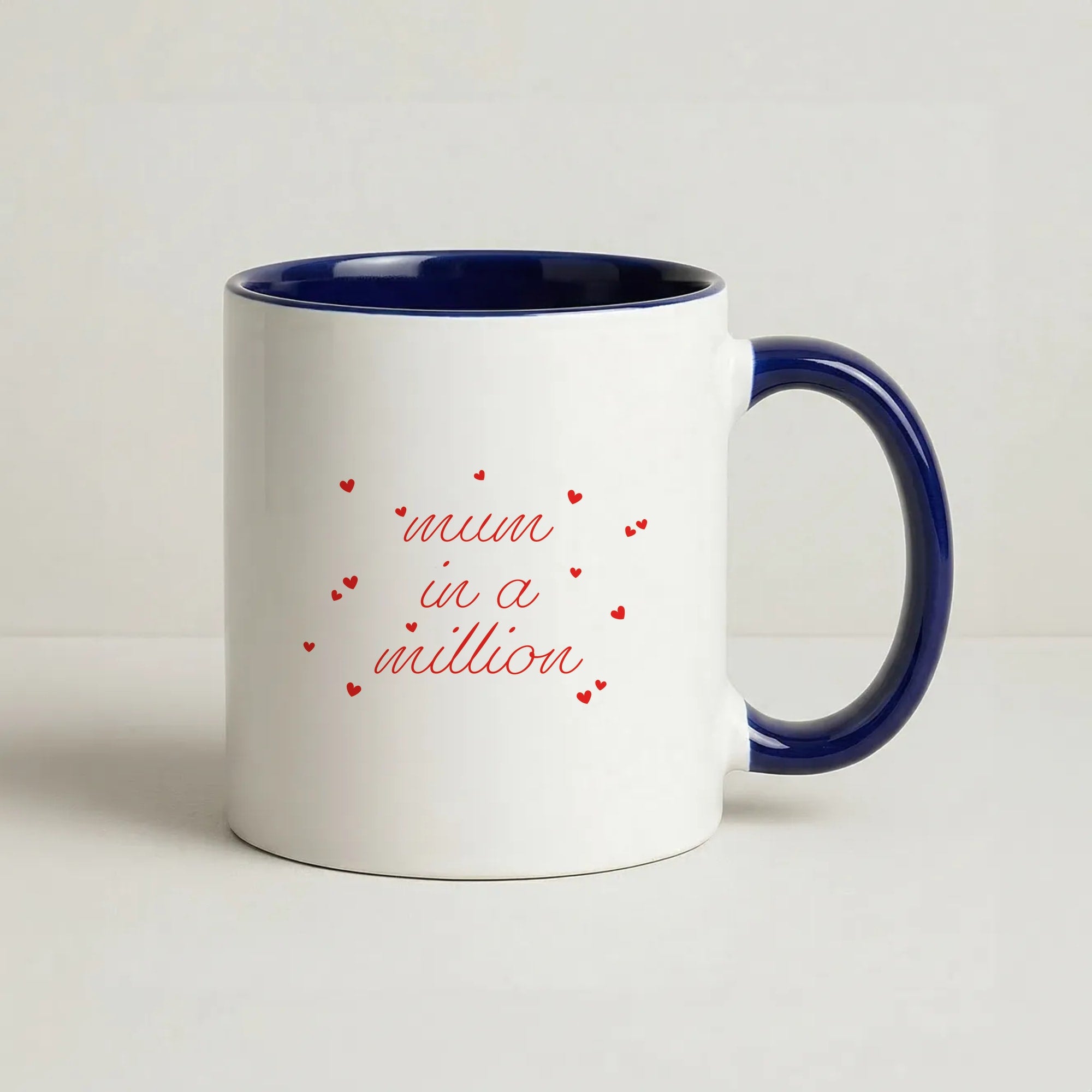 Mum In A Million Coffee Navy Blue Mug