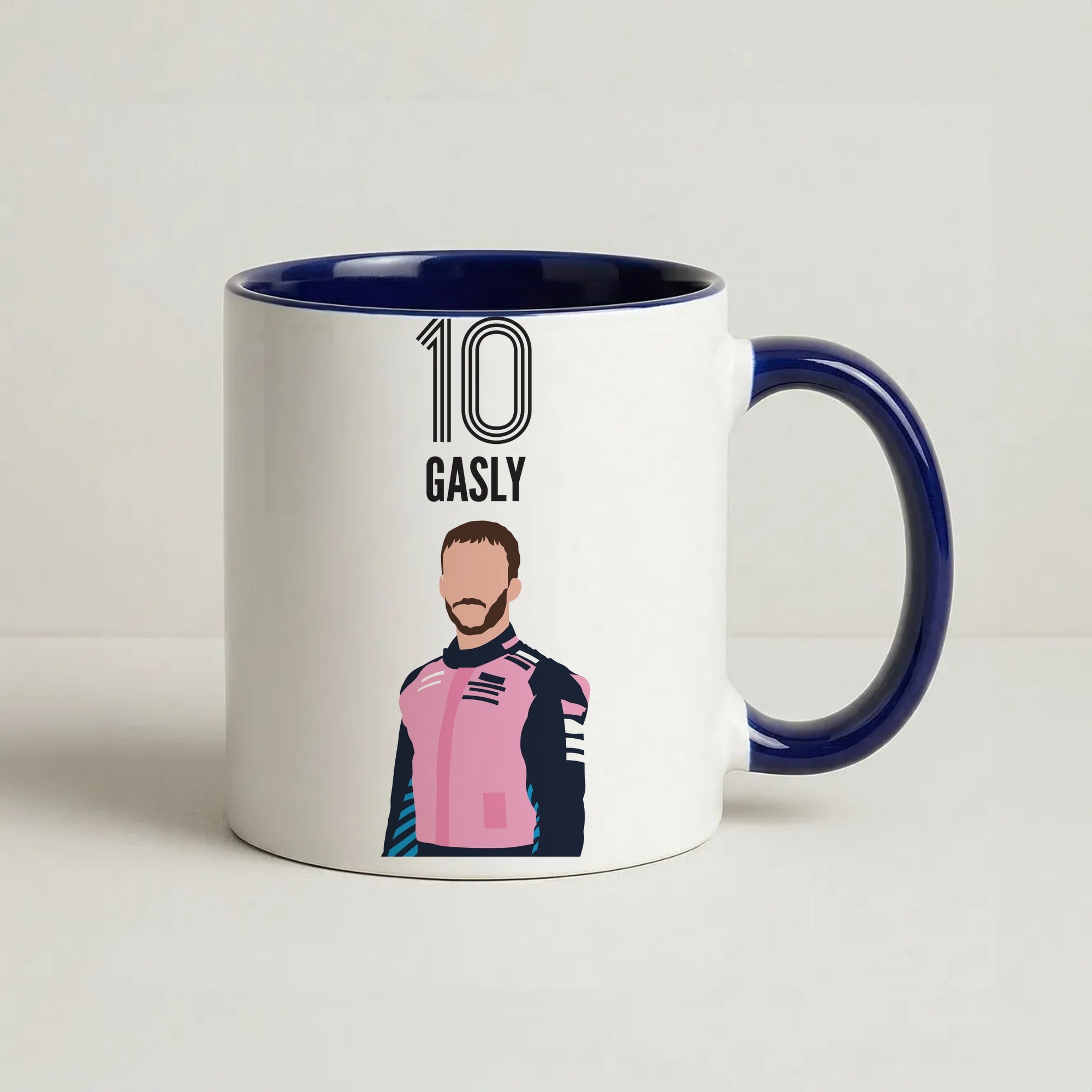 Gasly 2026 Coffee Navy Blue Mug