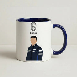 Hadjar 2026 Coffee Navy Blue Mug