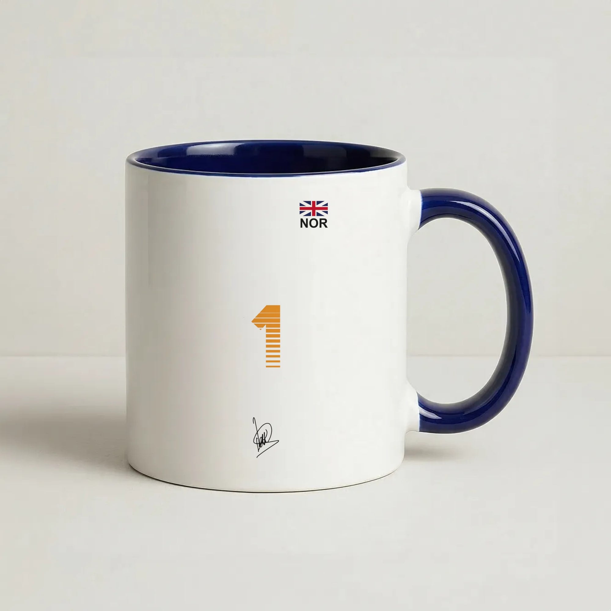 LN1 - Norris Coffee Navy Blue Mug
