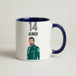 Alonso 2026 Coffee Navy Blue Mug