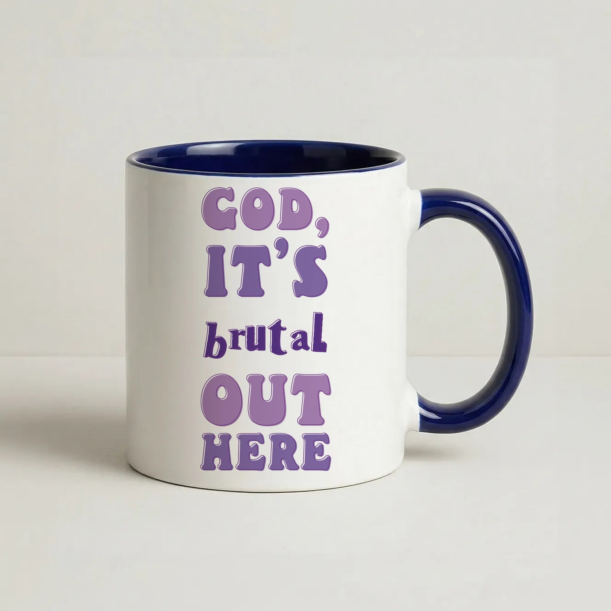 Brutal - Olivia Coffee Navy Blue Mug