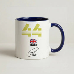 Lewis Hamilton - F1 Coffee Navy Blue Mug