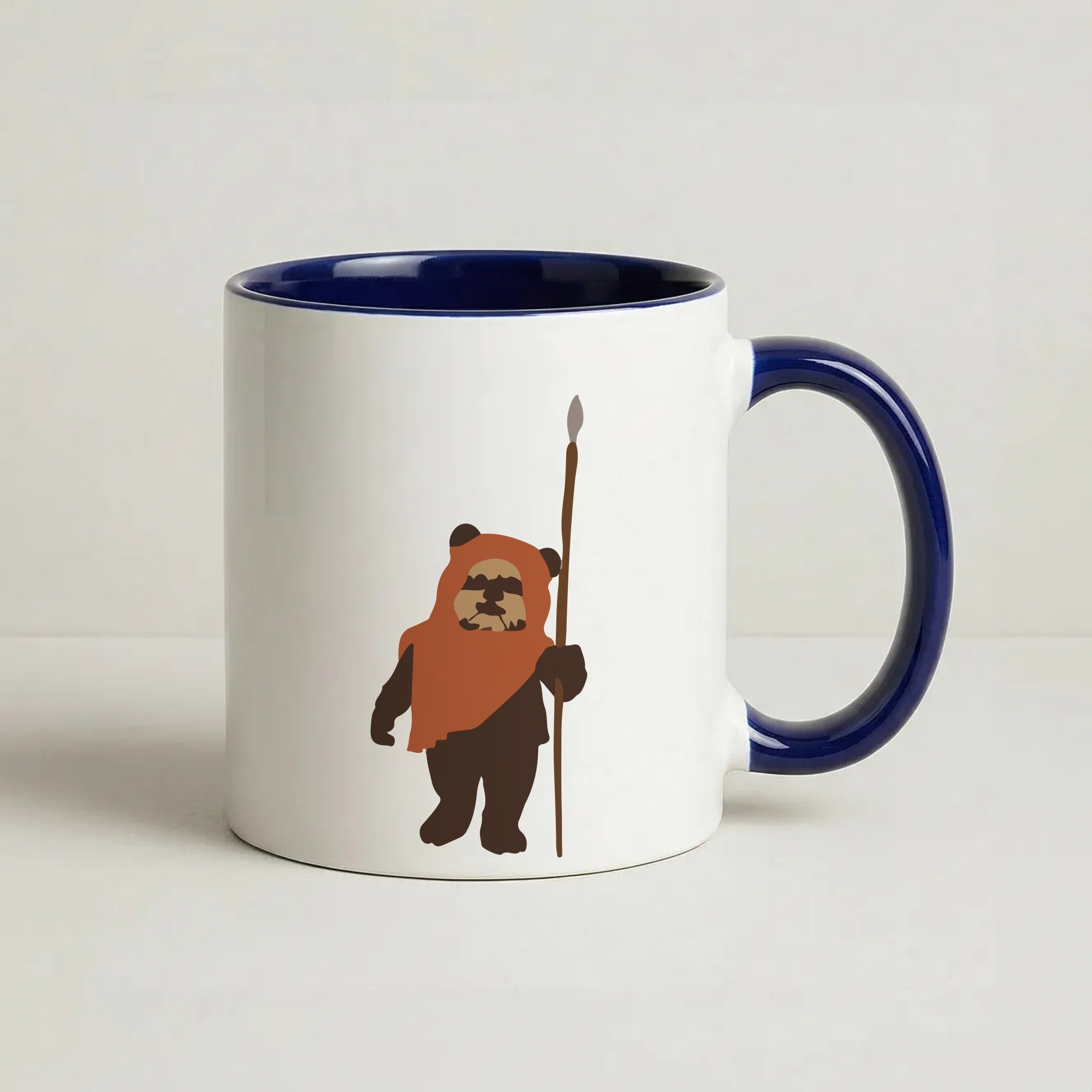 Ewok Coffee Navy Blue Mug