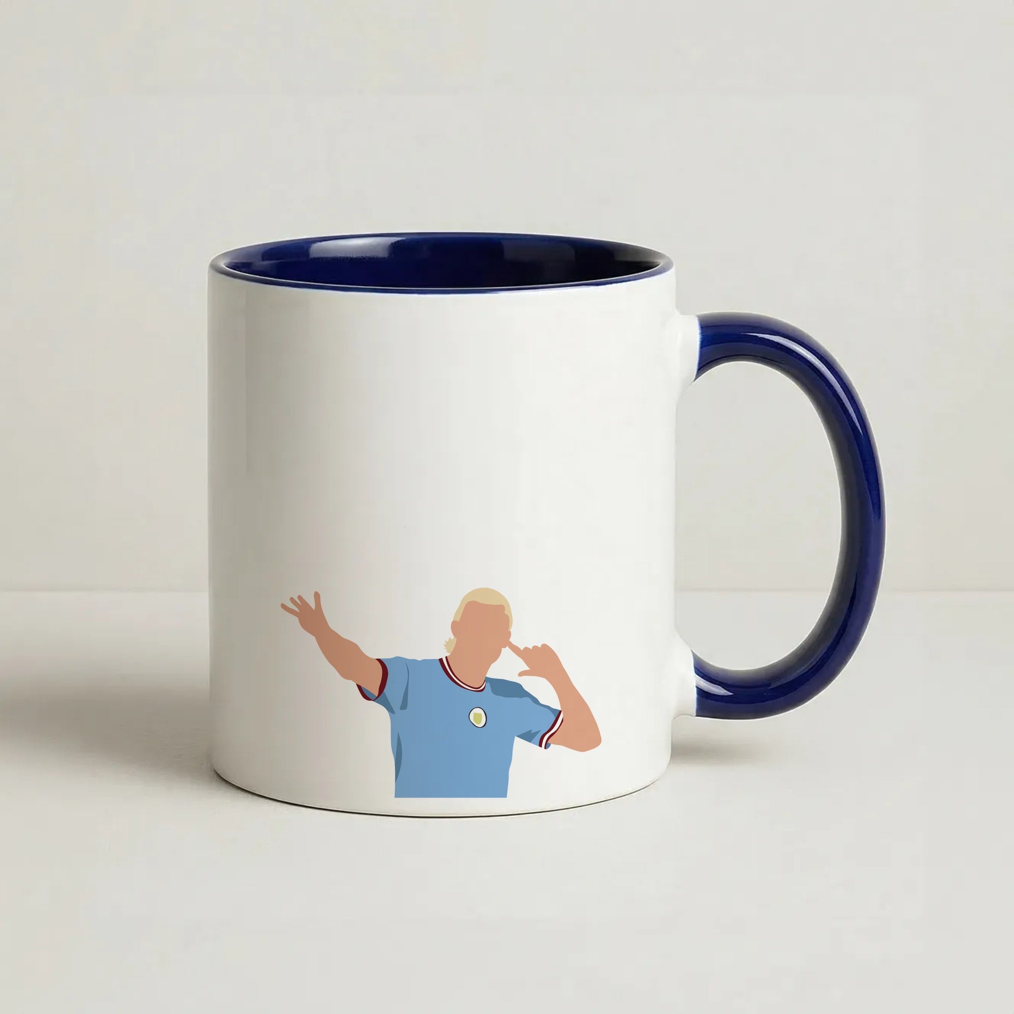 Haaland - Football Coffee Navy Blue Mug