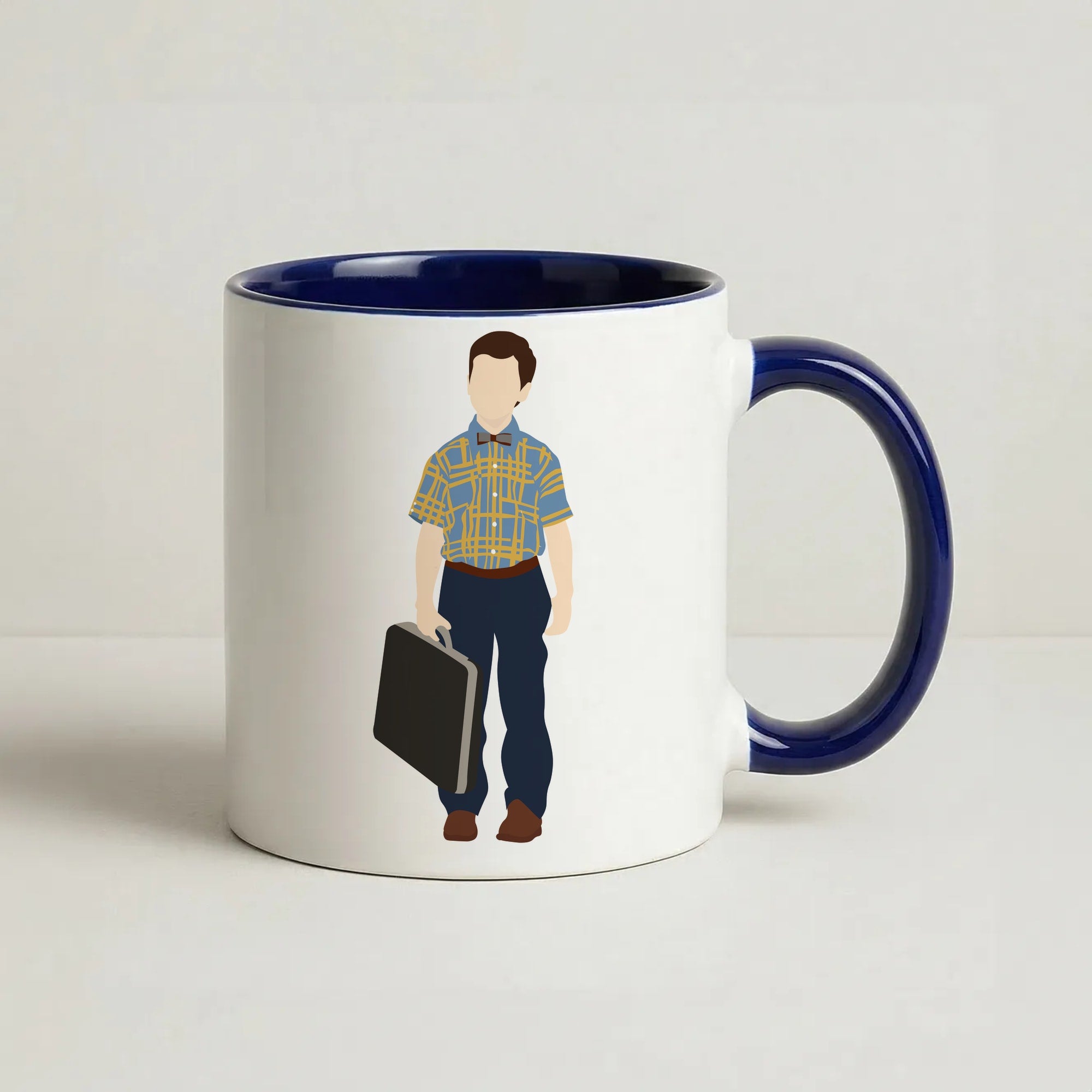 First Day - Sheldon Coffee Navy Blue Mug