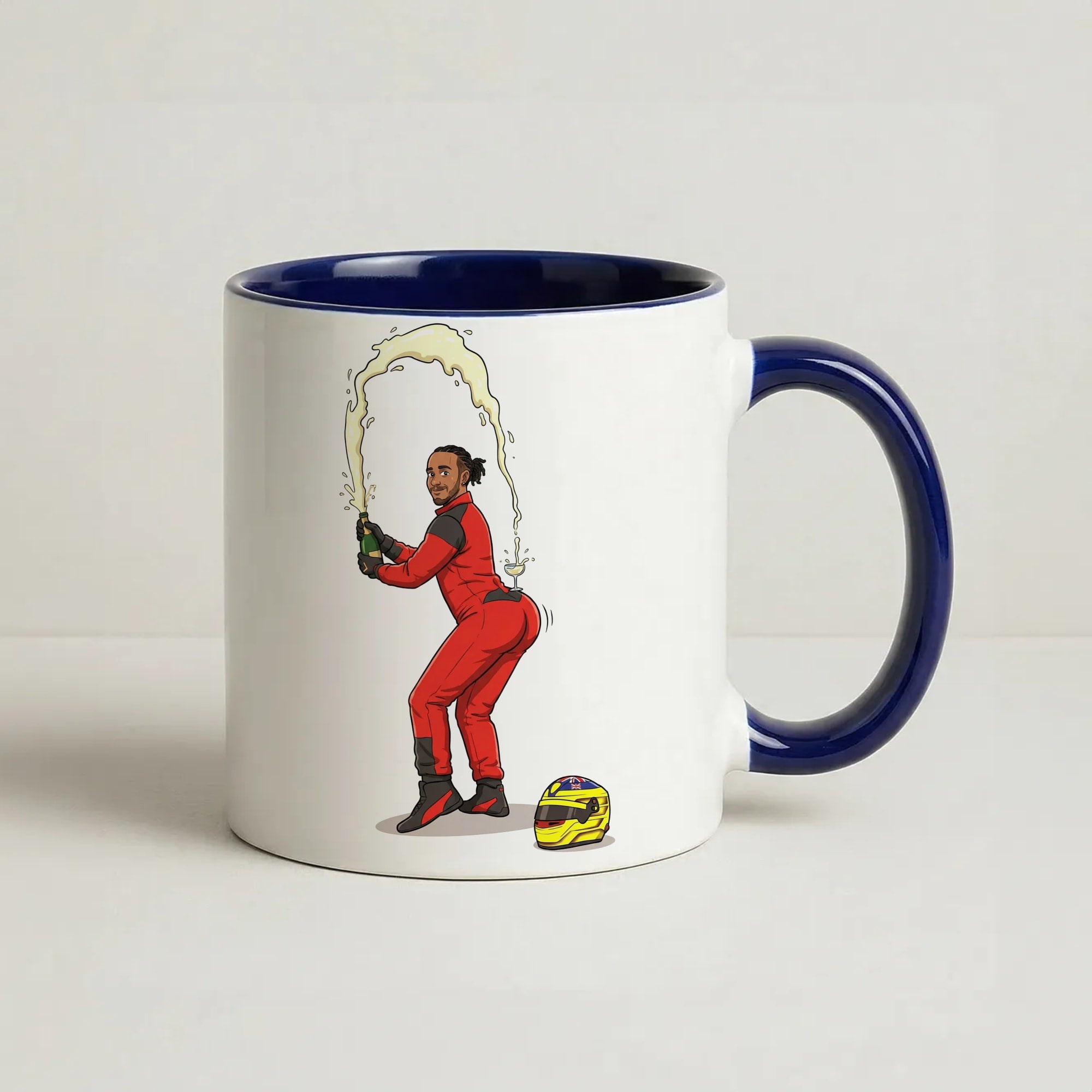 "Brake" The Internet Coffee Navy Blue Mug