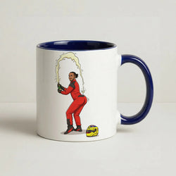 "Brake" The Internet Coffee Navy Blue Mug