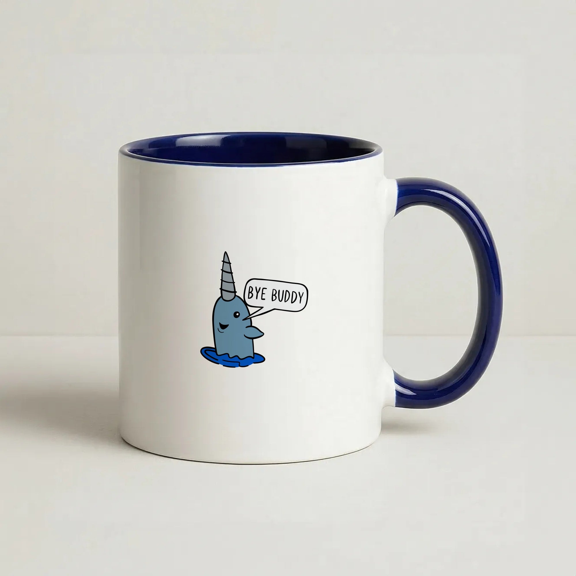 Bye Buddy - Elf  Coffee Navy Blue Mug