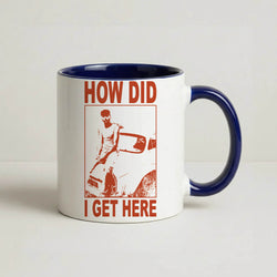 HDIGH Poster Coffee Navy Blue Mug