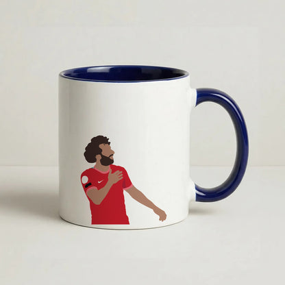 Salah - Football Coffee Navy Blue Mug