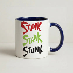 Stink, Stunk Coffee Navy Blue Mug