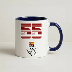 Sainz - F1 Coffee Navy Blue Mug