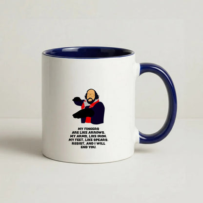 Murray Quote Coffee Navy Blue Mug